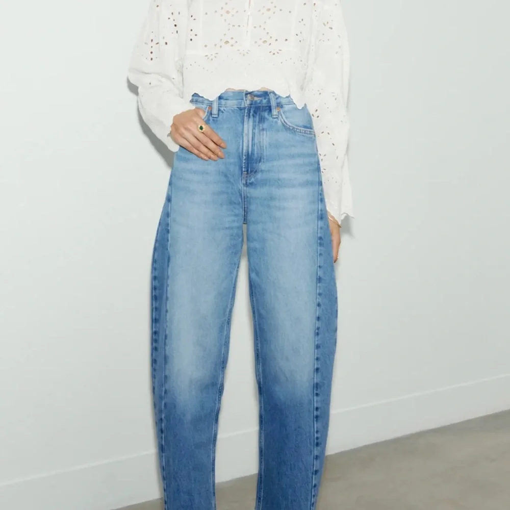 NWT Sienna Miller x Marks & Spencer Barrel Jeans M&S US 12 / UK 16